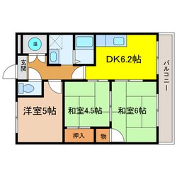 西村マンションの物件間取画像